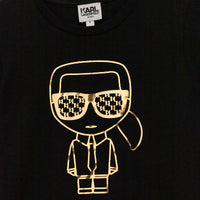 T-shirt à manches courtes en coton - Black