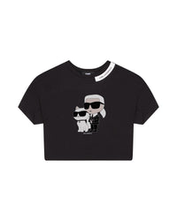T-shirt  oversize à illustrations - Black