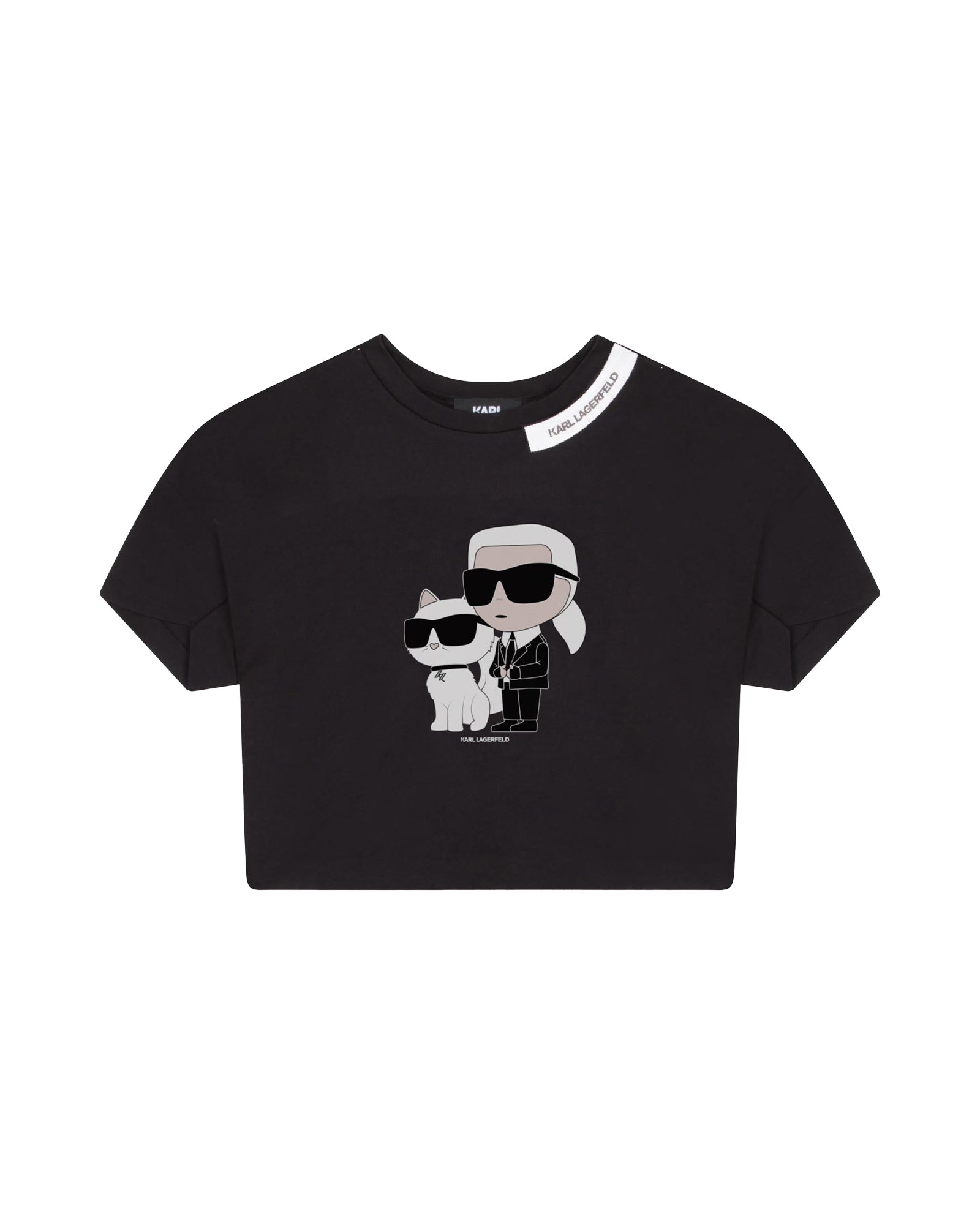 T-shirt  oversize à illustrations - Black