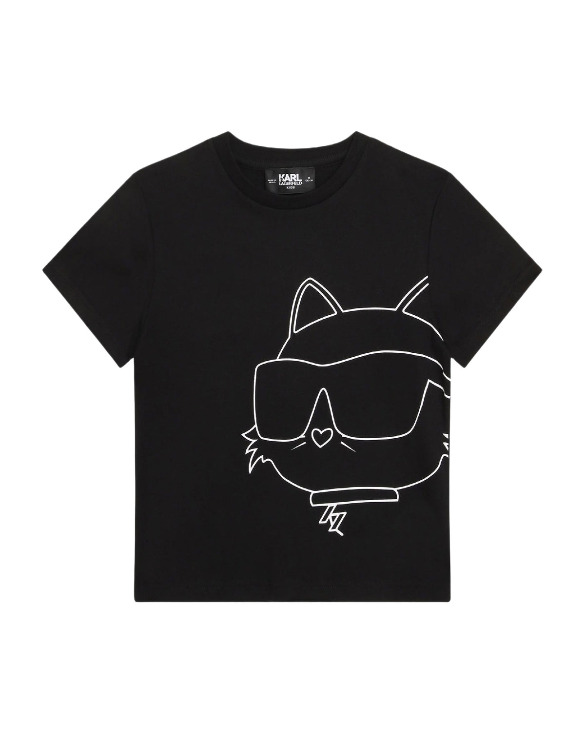 T-shirt manches courtes en coton - Black