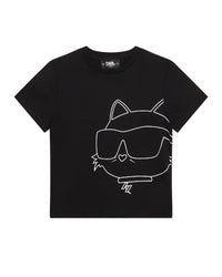 T-shirt manches courtes en coton - Black