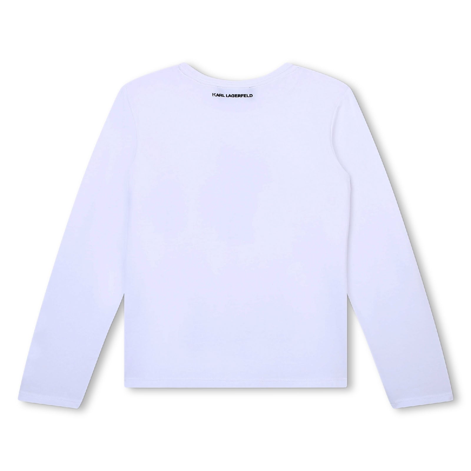 T-shirt manches longues en coton - Blanc