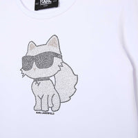 T-shirt manches longues en coton - Blanc
