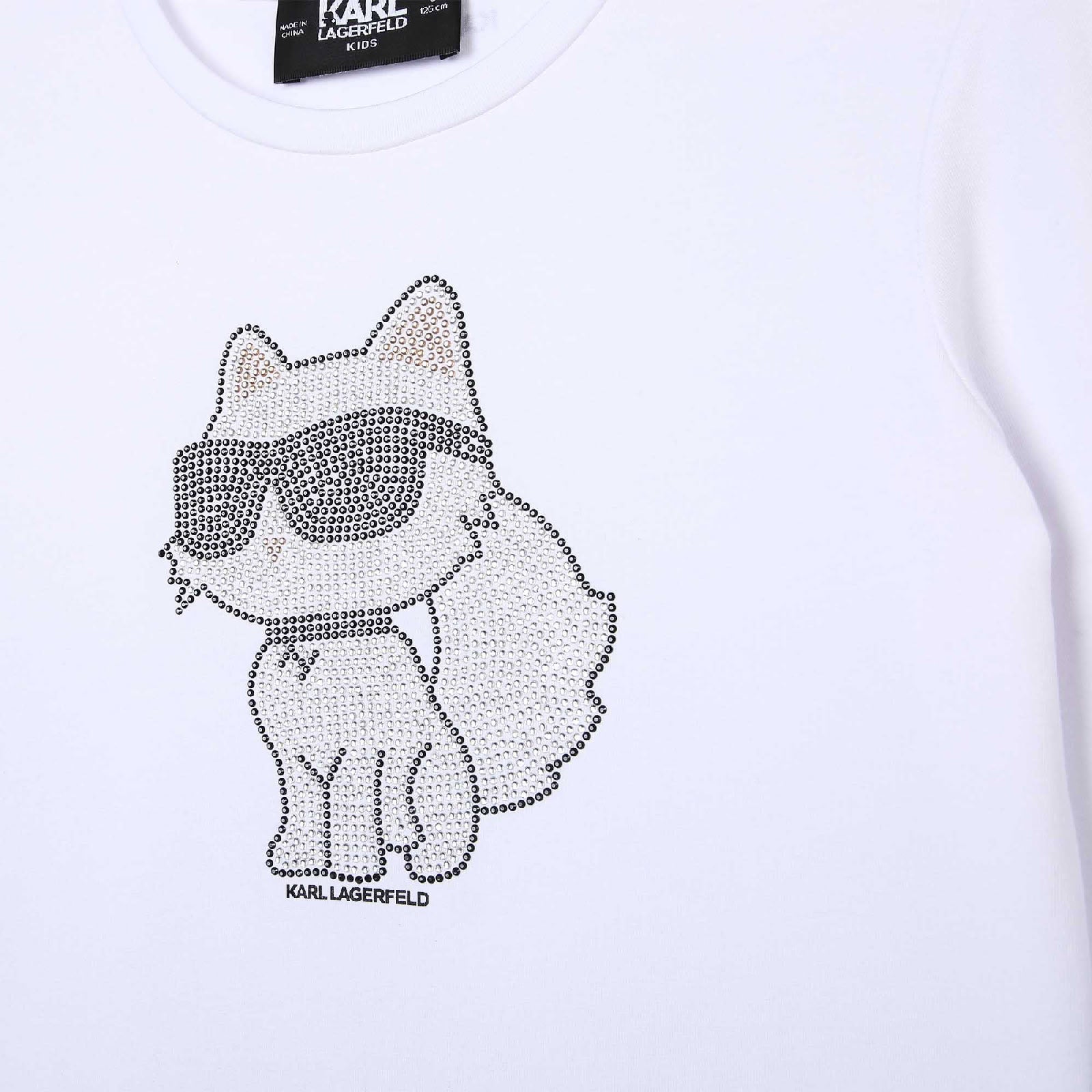 T-shirt manches longues en coton - Blanc