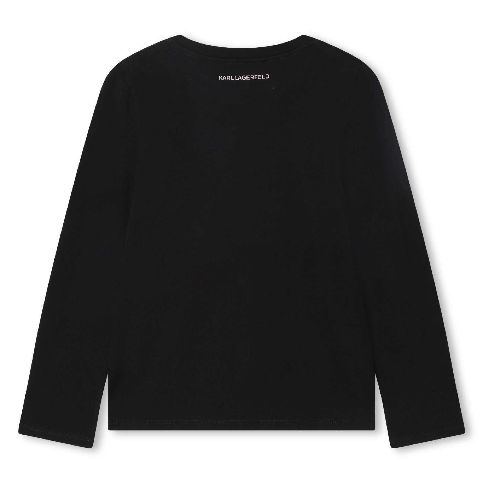Long-sleeved cotton T-shirt - Black