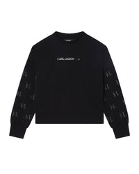 Sweatshirt with logo - Black