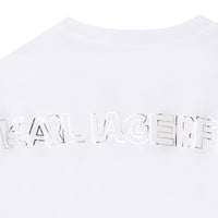 Cardigan avec logo - Blanc