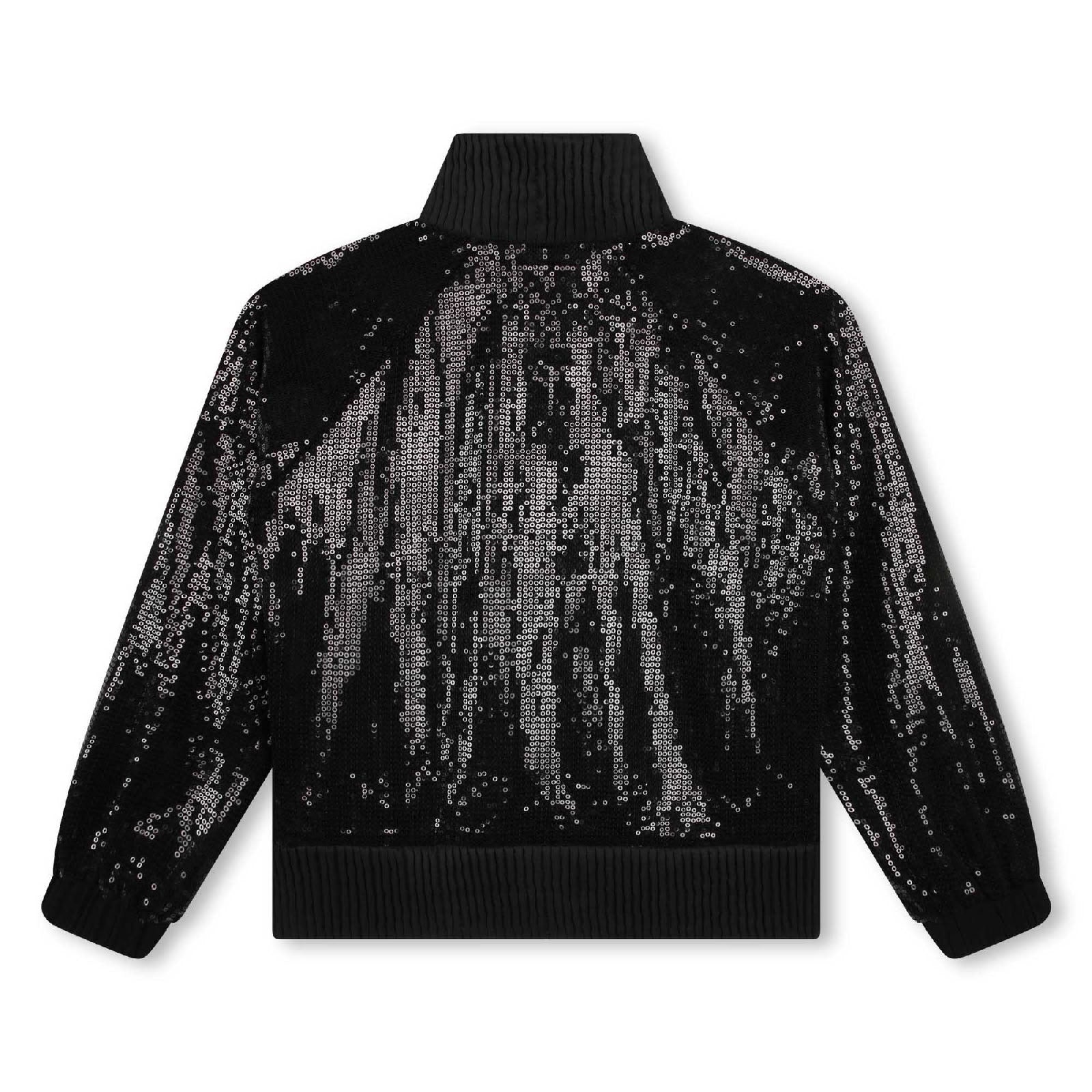 Blouson brodé sequins - Black