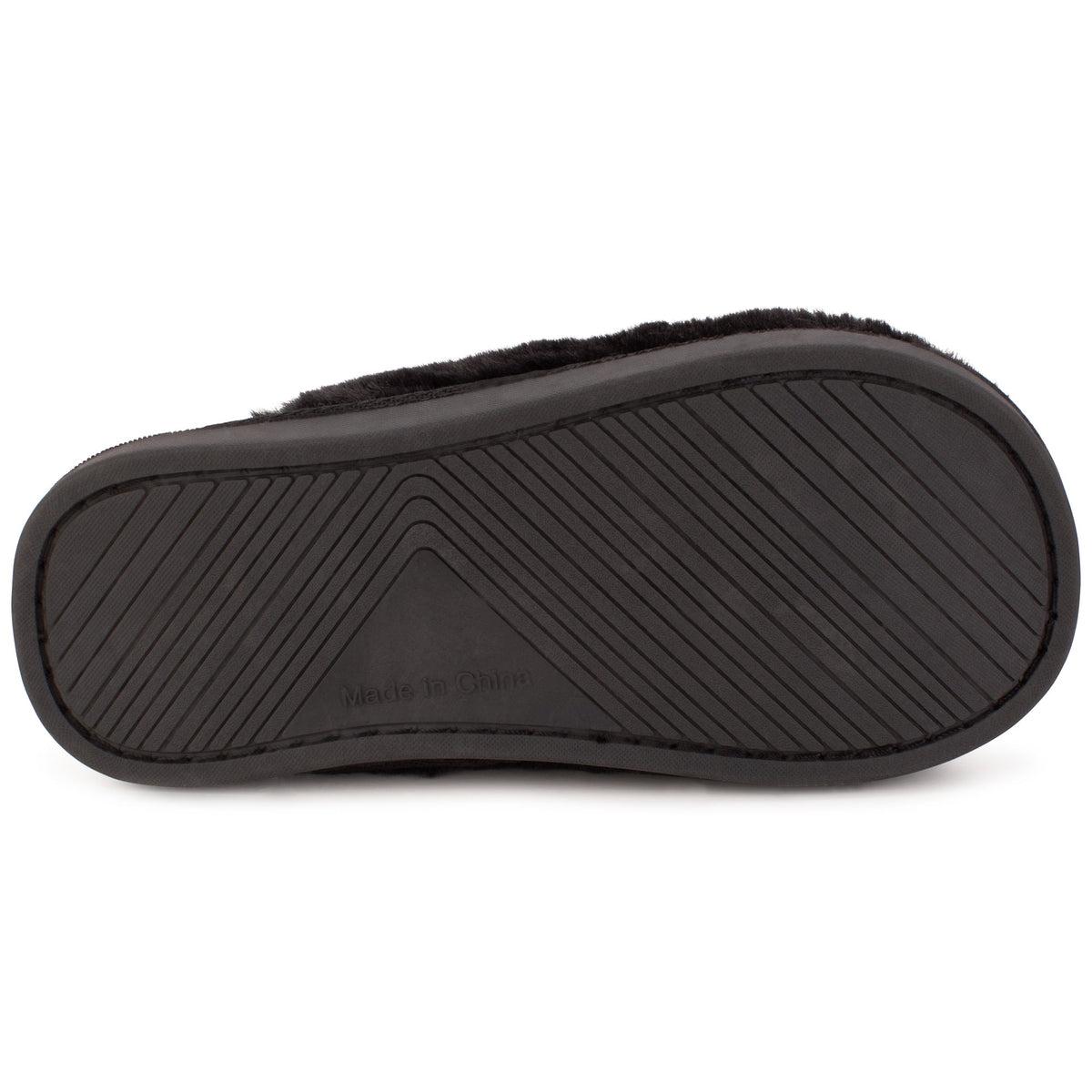 Mules effet fourrure - Black