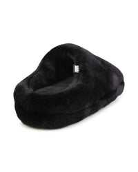 Chaussons en polaire duveteuse - Black