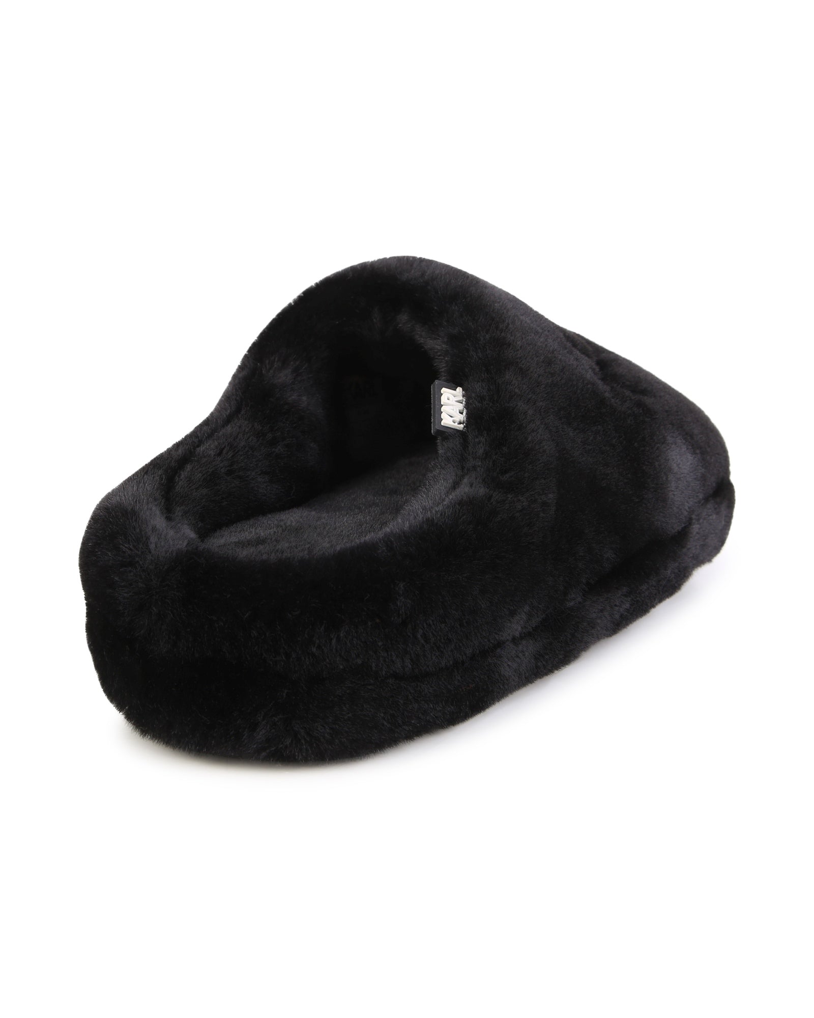 Chaussons en polaire duveteuse - Black