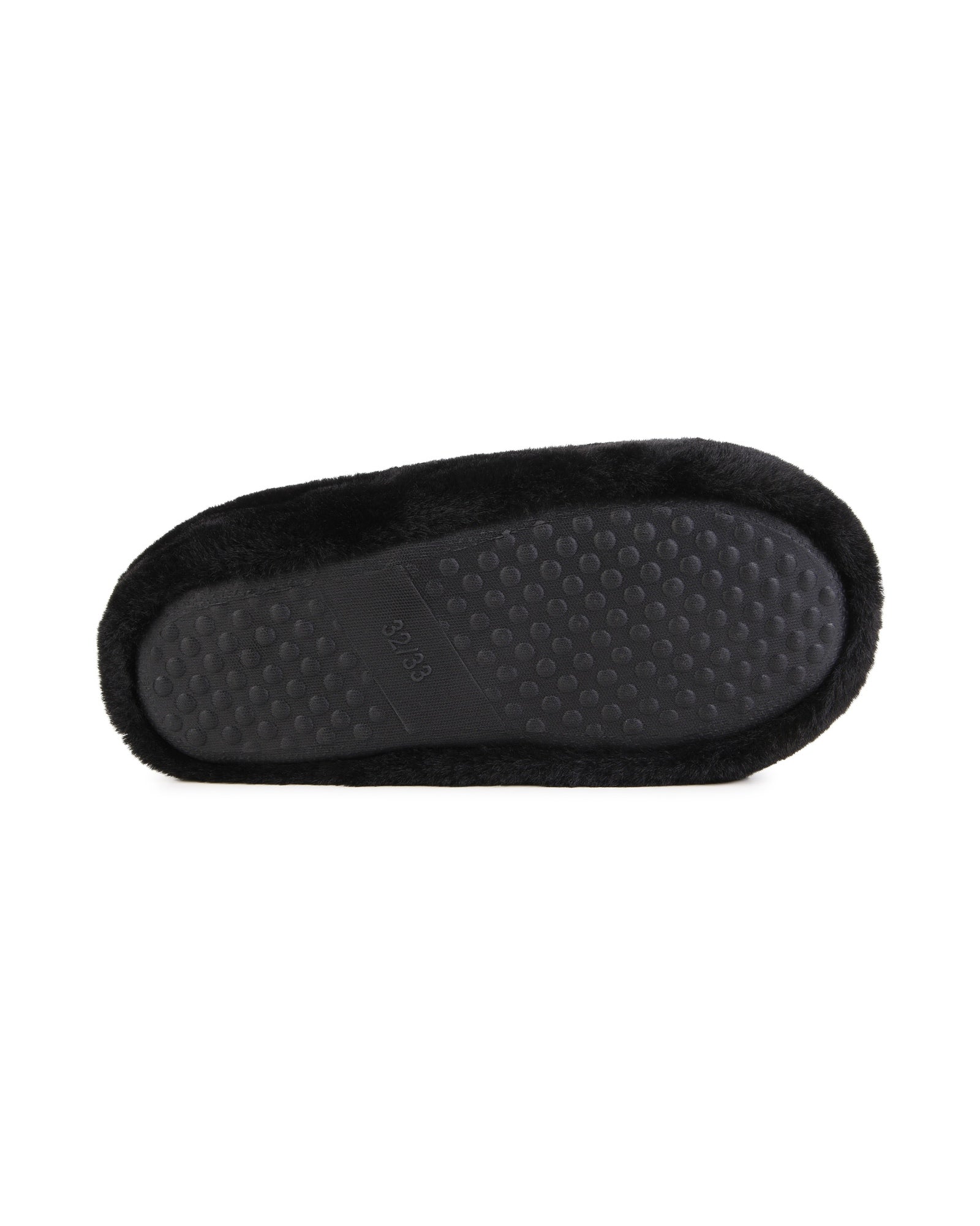Chaussons en polaire duveteuse - Black