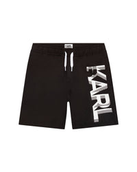 Short de bain avec logo - Black