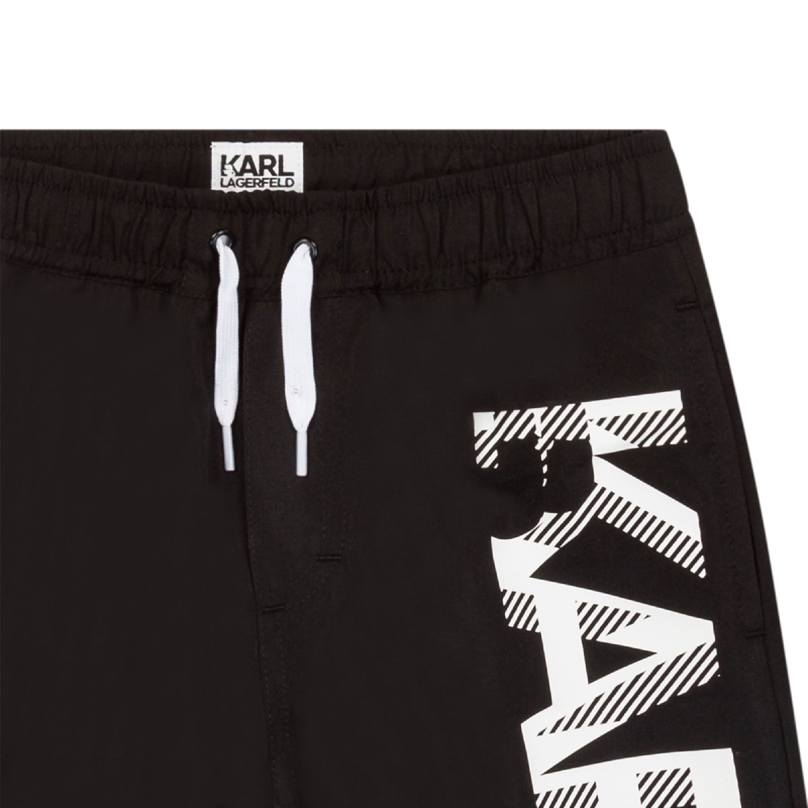Short de bain avec logo - Black