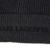 Bonnet avec logo en coton - Gris Foncé