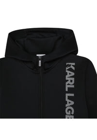 Oversized hooded cardigan - Black