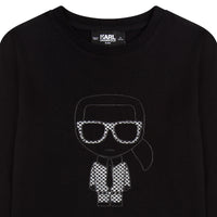 T-shirt manches longues en coton - Black