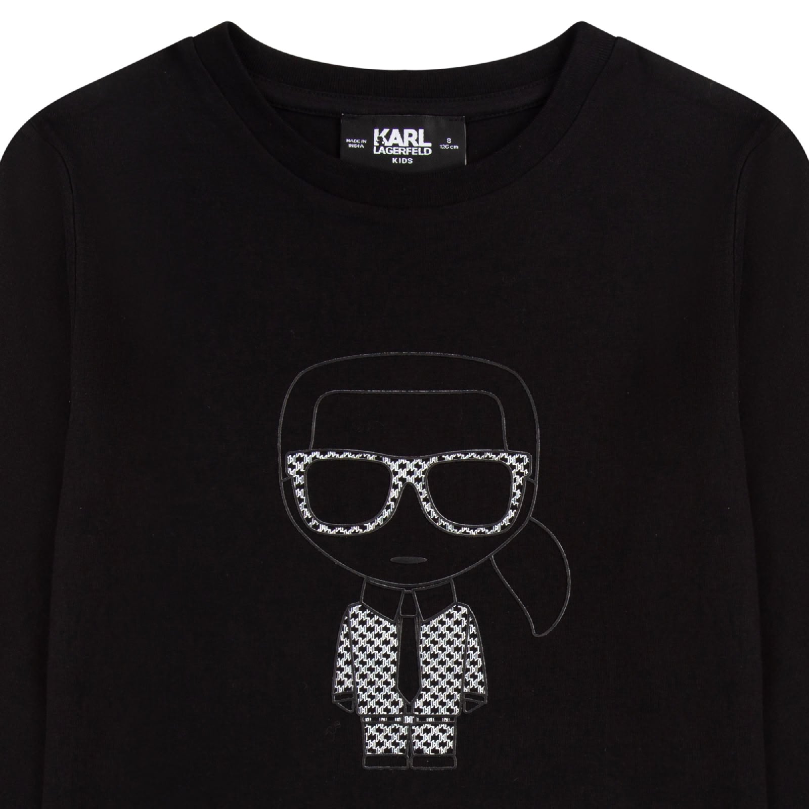 T-shirt manches longues en coton - Black