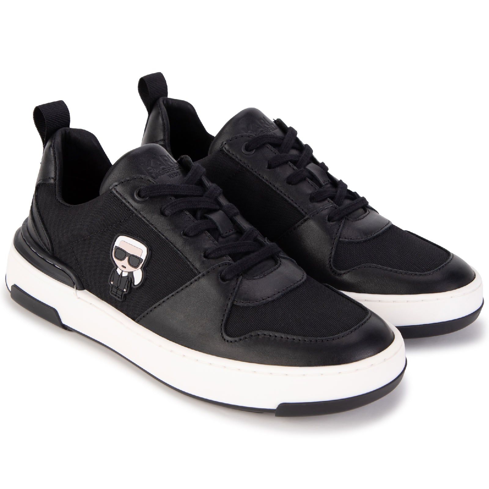 Leather sneakers - Black