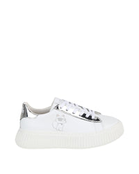 Baskets basses en cuir - Blanc