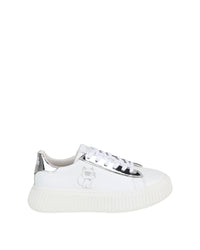 Sneakers basses en cuir - Blanc