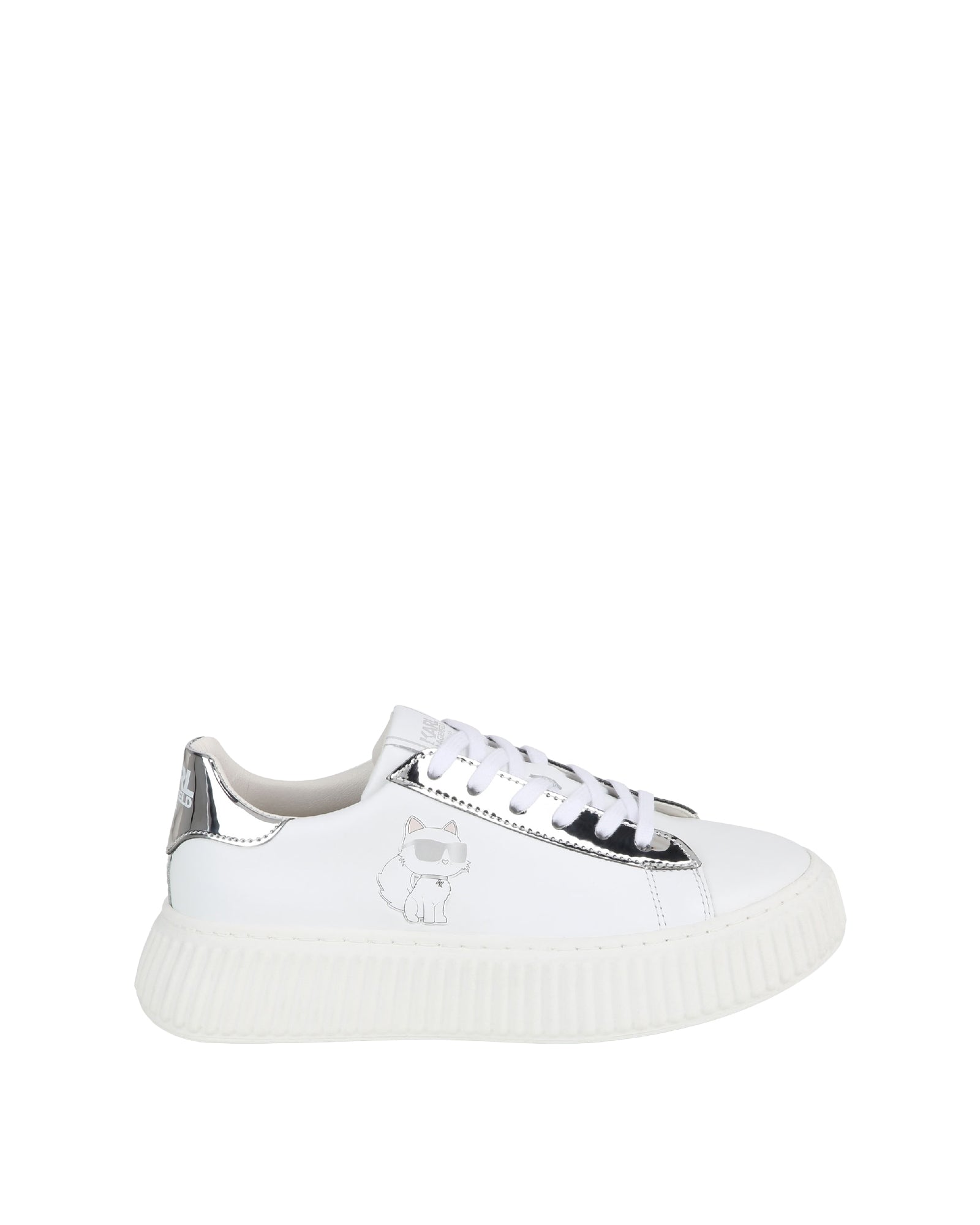Sneakers basses en cuir - Blanc