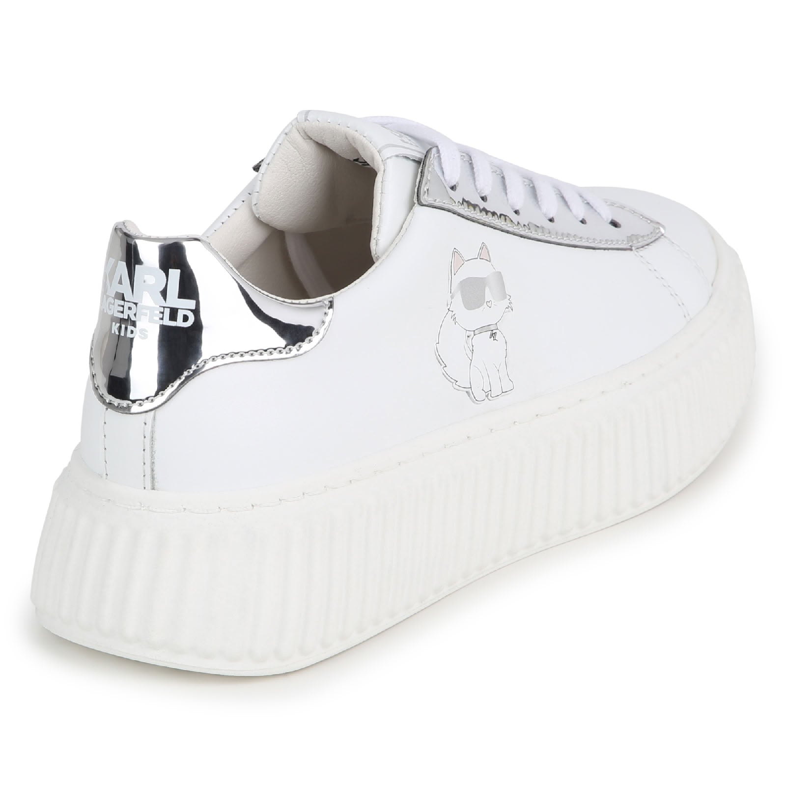 Sneakers basses en cuir - Blanc