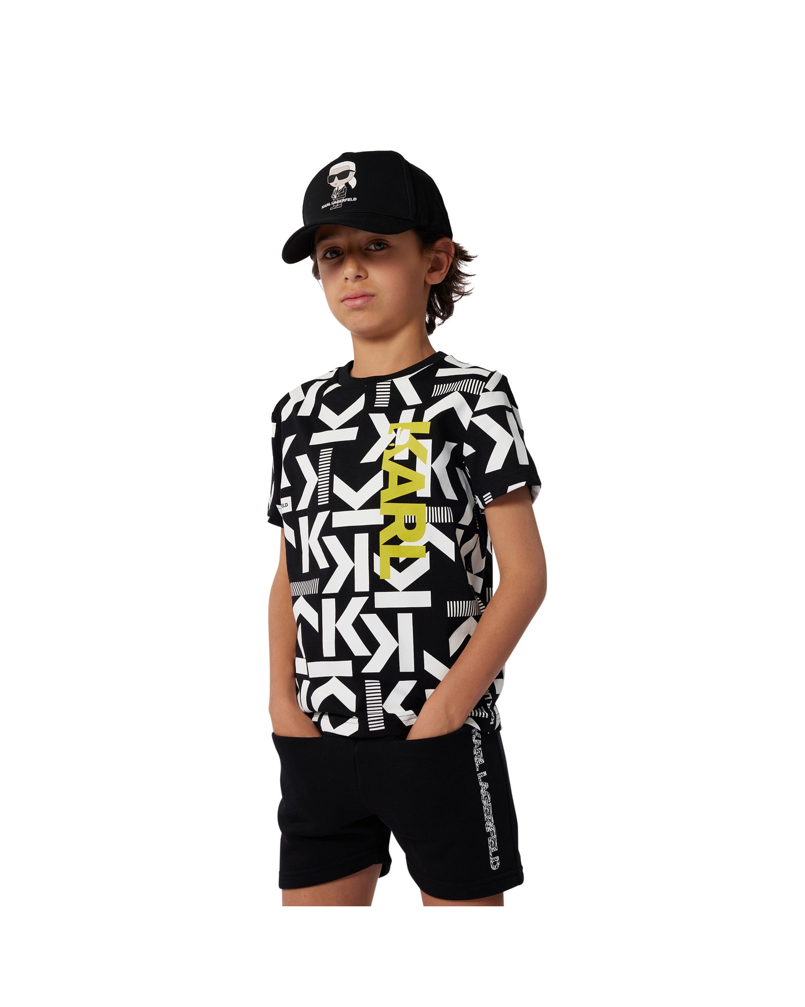 T-Shirt Sans Manches - Noir Blanc