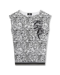 Robe Sans Manches - Noir Blanc