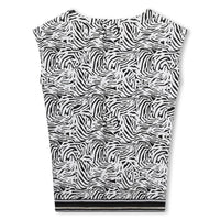 Robe Sans Manches - Noir Blanc