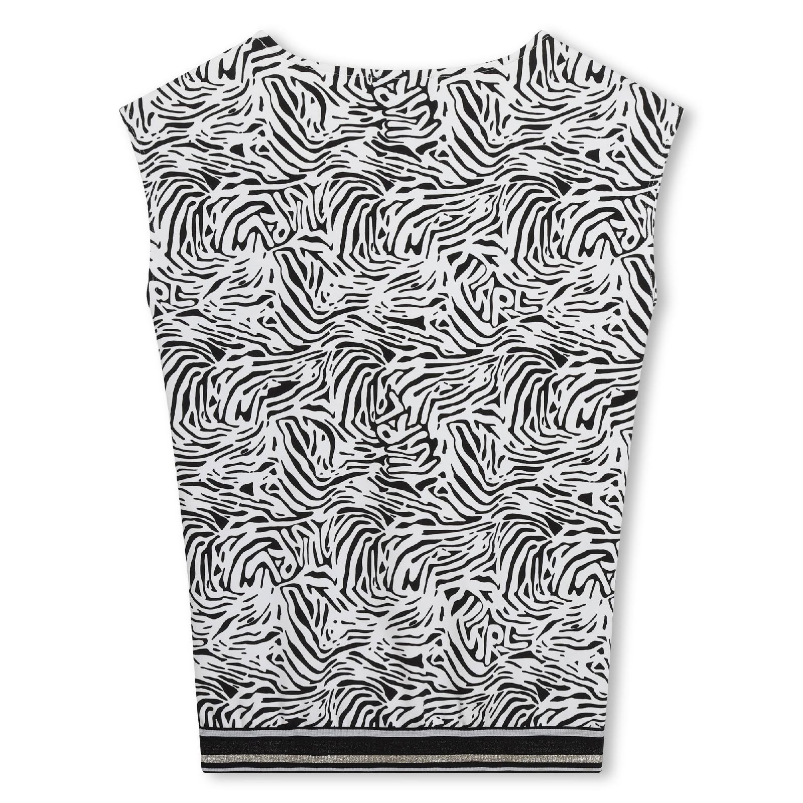 Robe Sans Manches - Noir Blanc