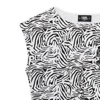 Robe Sans Manches - Noir Blanc