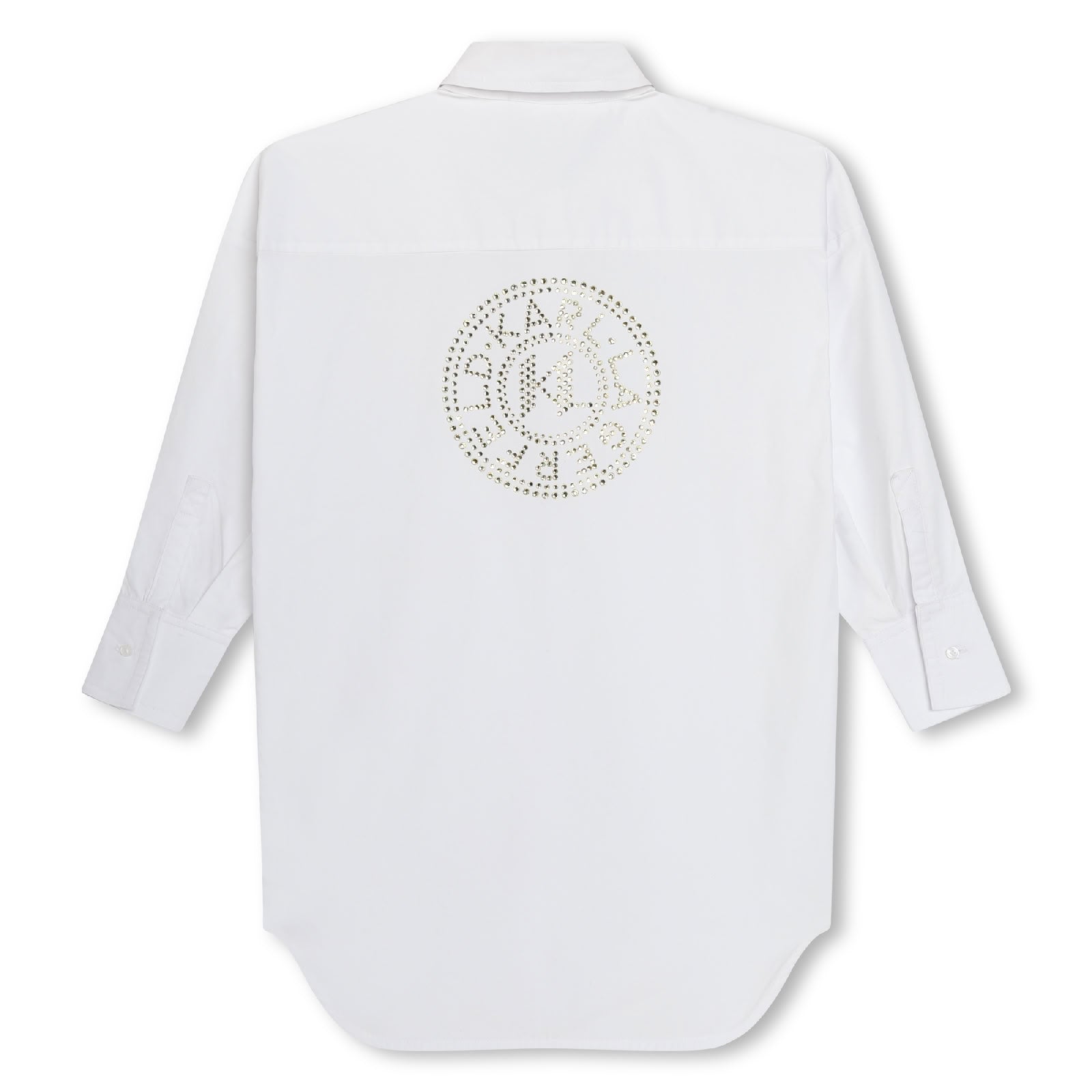 Robe chemisier en coton - Blanc