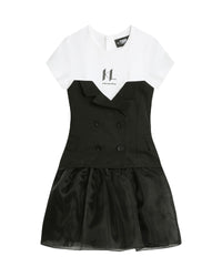 Robe d' exception - Noir Blanc