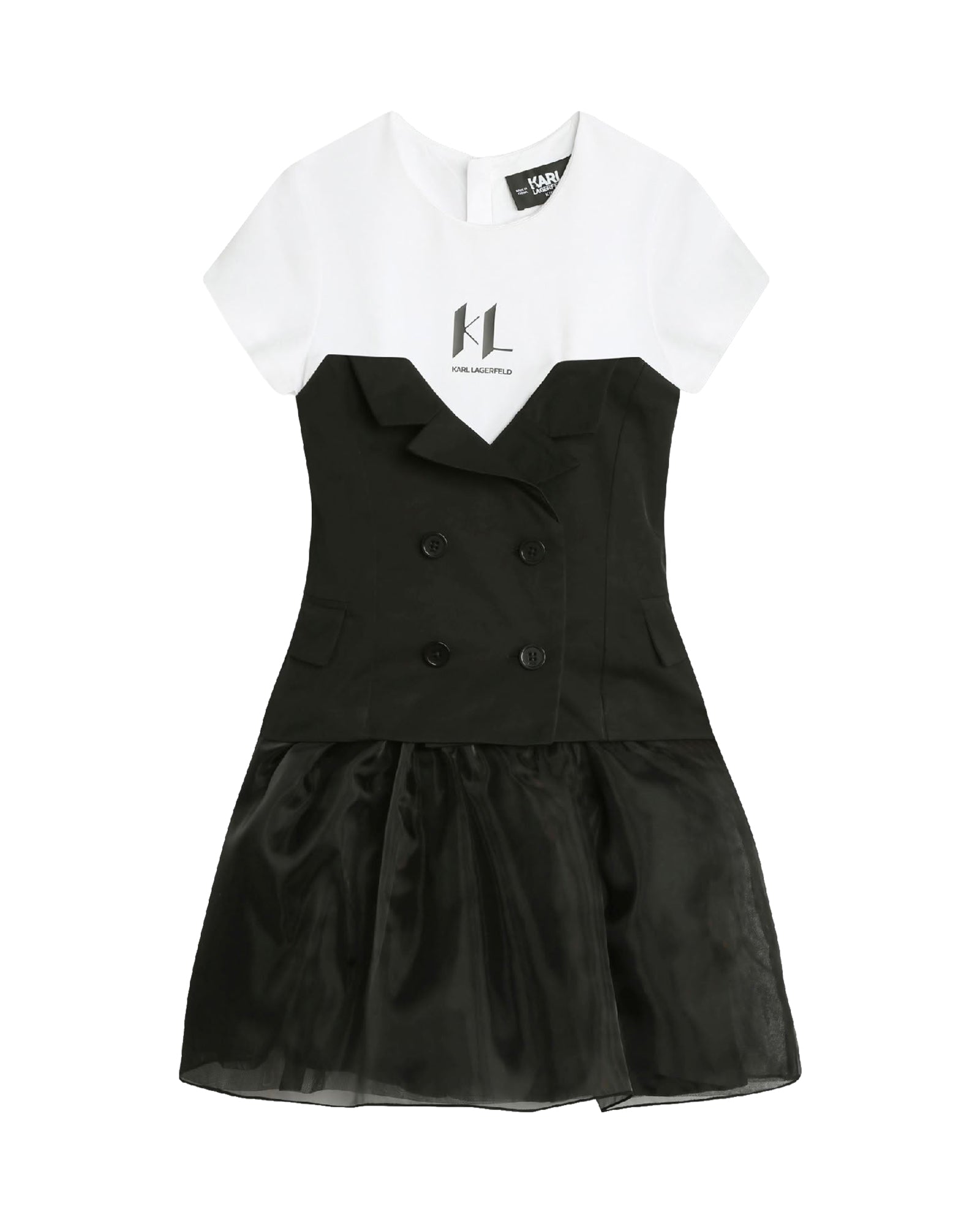 Robe d' exception - Noir Blanc