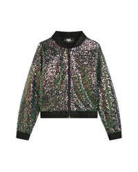 Bomber with logo - Deep Mint