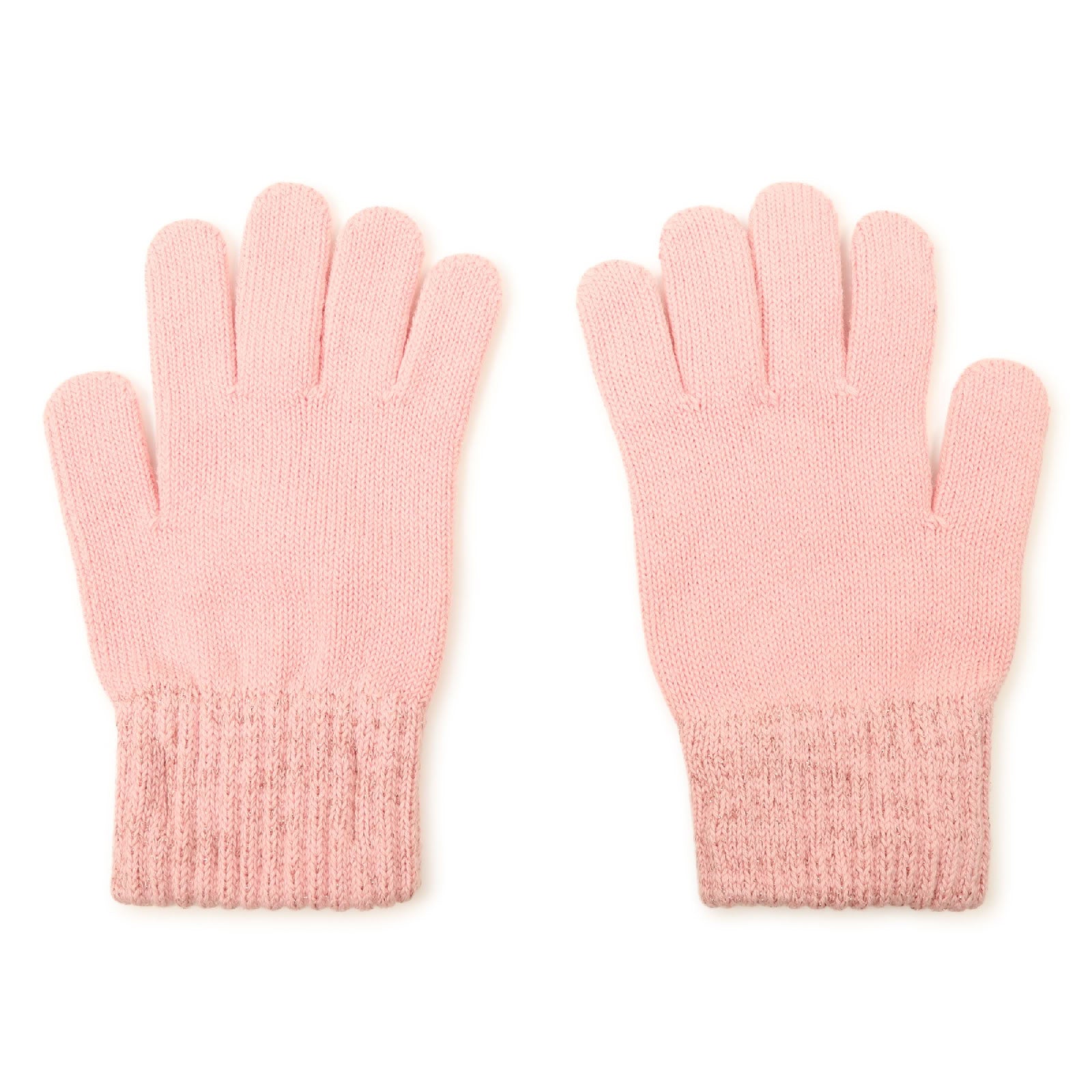 Knitted and lurex glove - Hortensia