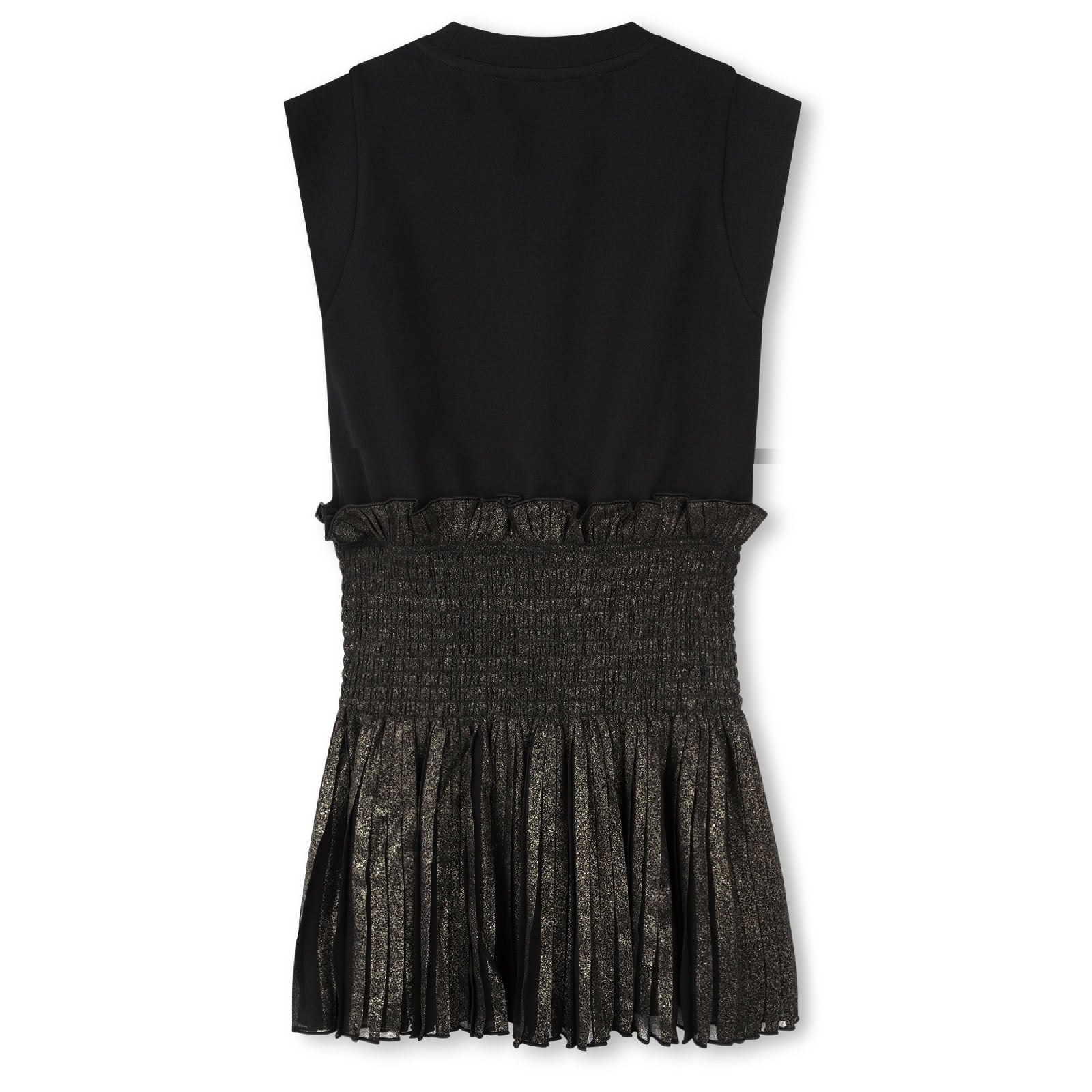 Robe imprimée avec logo - Noir Doré
