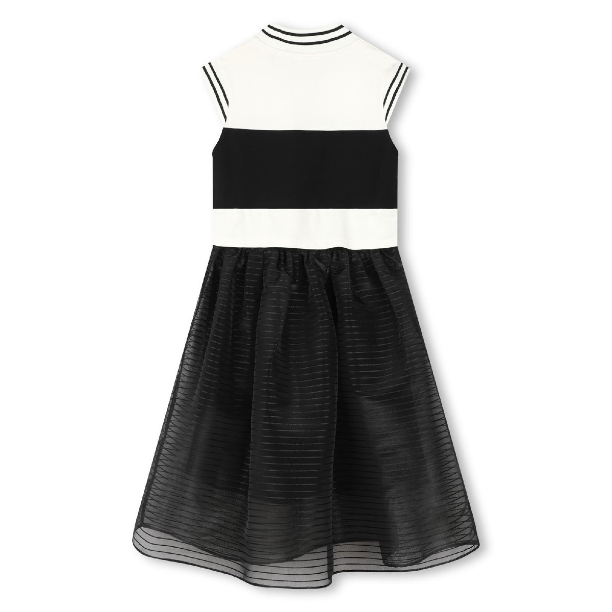Robe imprimée avec logo - Noir Écru