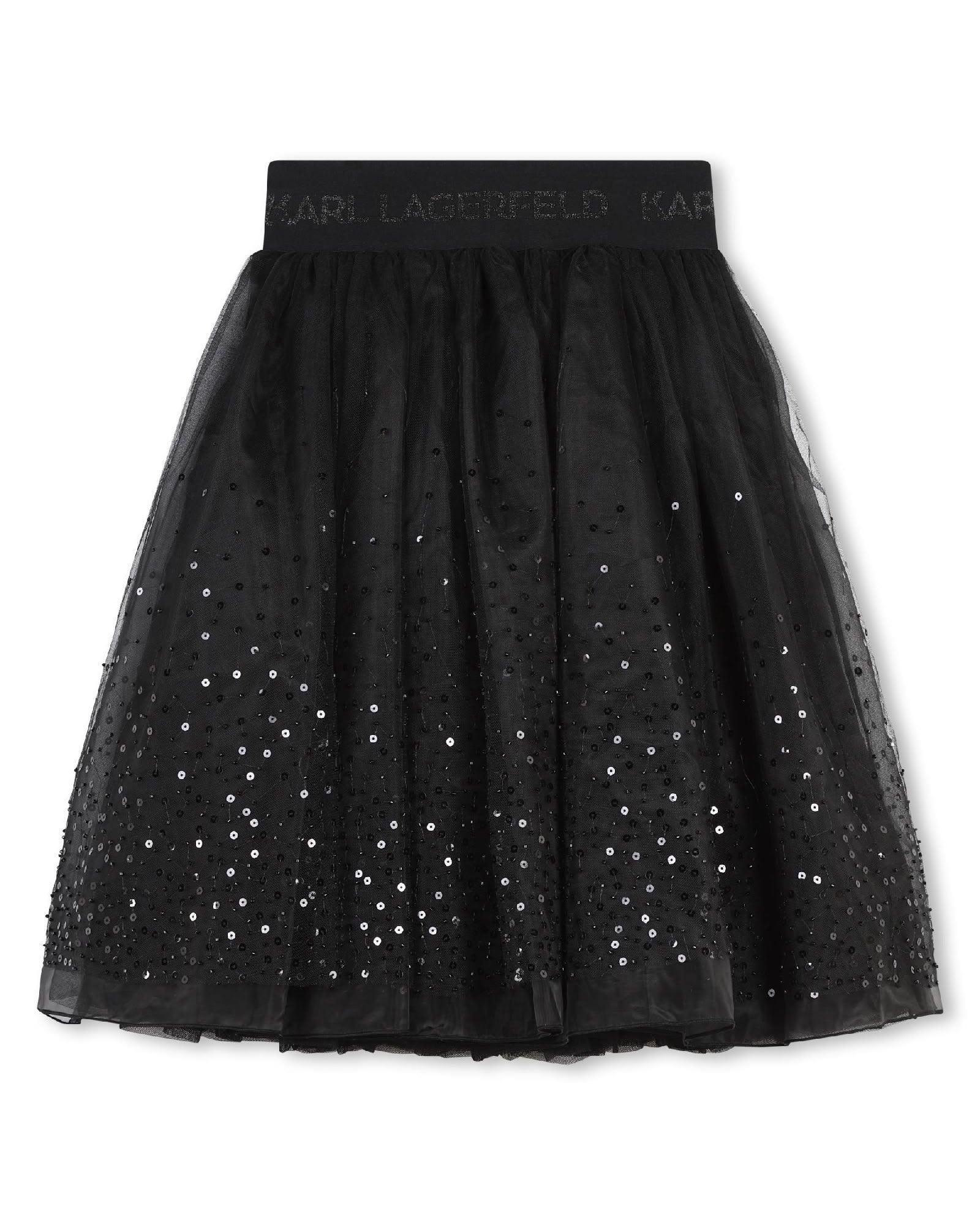 Jupe de ceremonie avec logo - Black