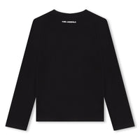 T-shirt manches longues en coton - Black