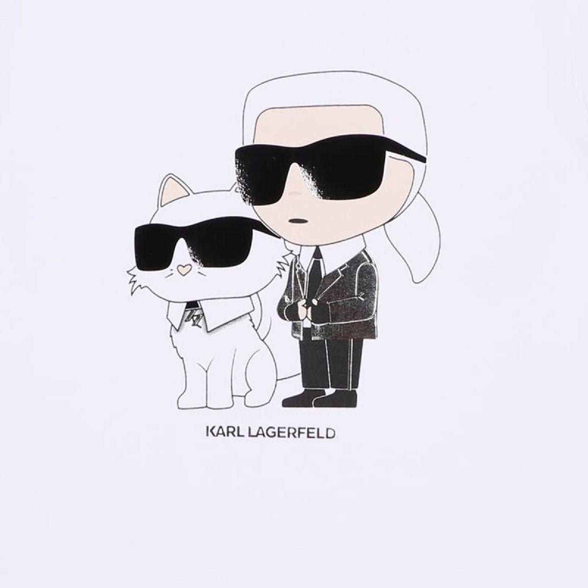 T-shirt manches longues en coton - Blanc
