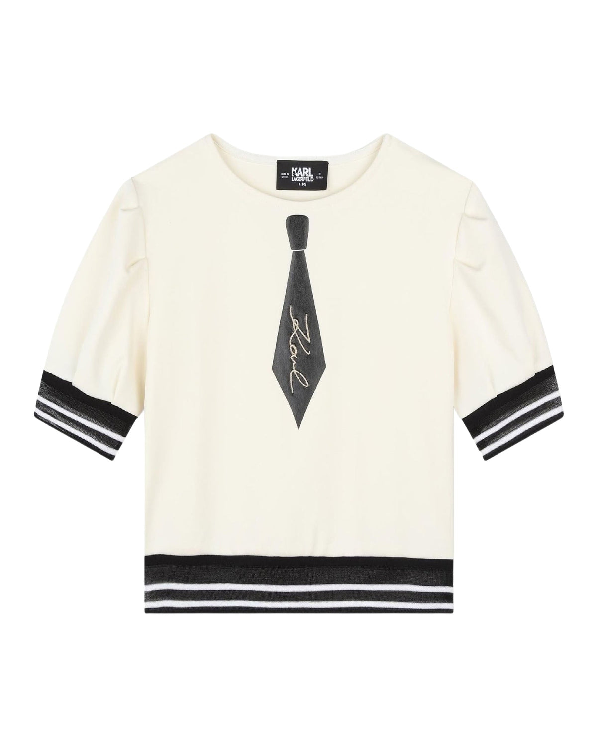 T-shirt avec logo en coton - Chalk