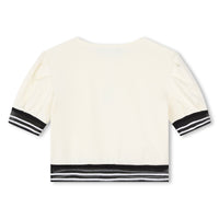 T-shirt avec logo en coton - Chalk