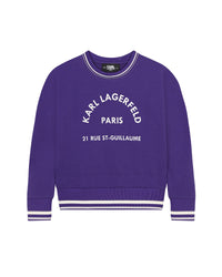 Double jersey sweatshirt - Dark Purple