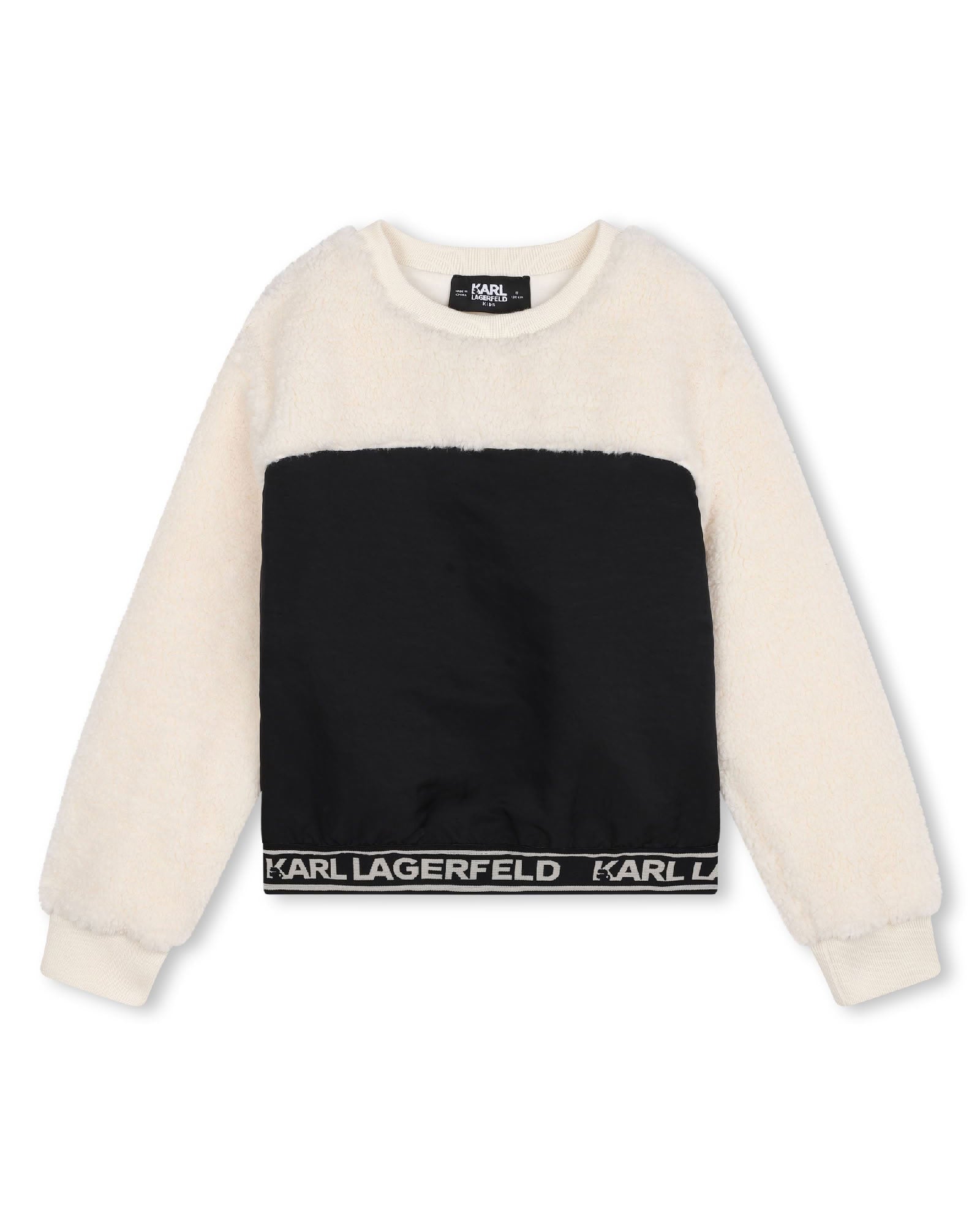 Sweatshirt avec logo - Noir Ecru