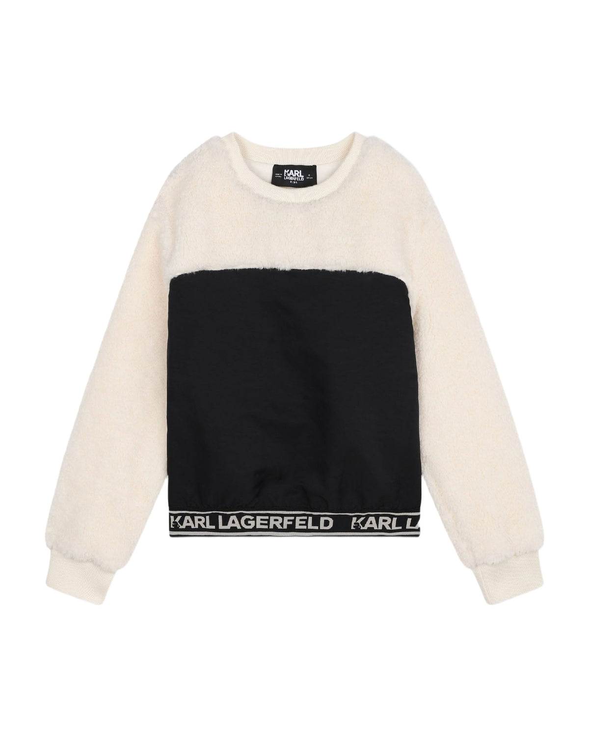 Sweatshirt avec logo - Noir Écru