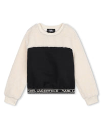 Sweatshirt avec logo - Noir Ecru
