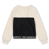 Sweatshirt avec logo - Noir Écru