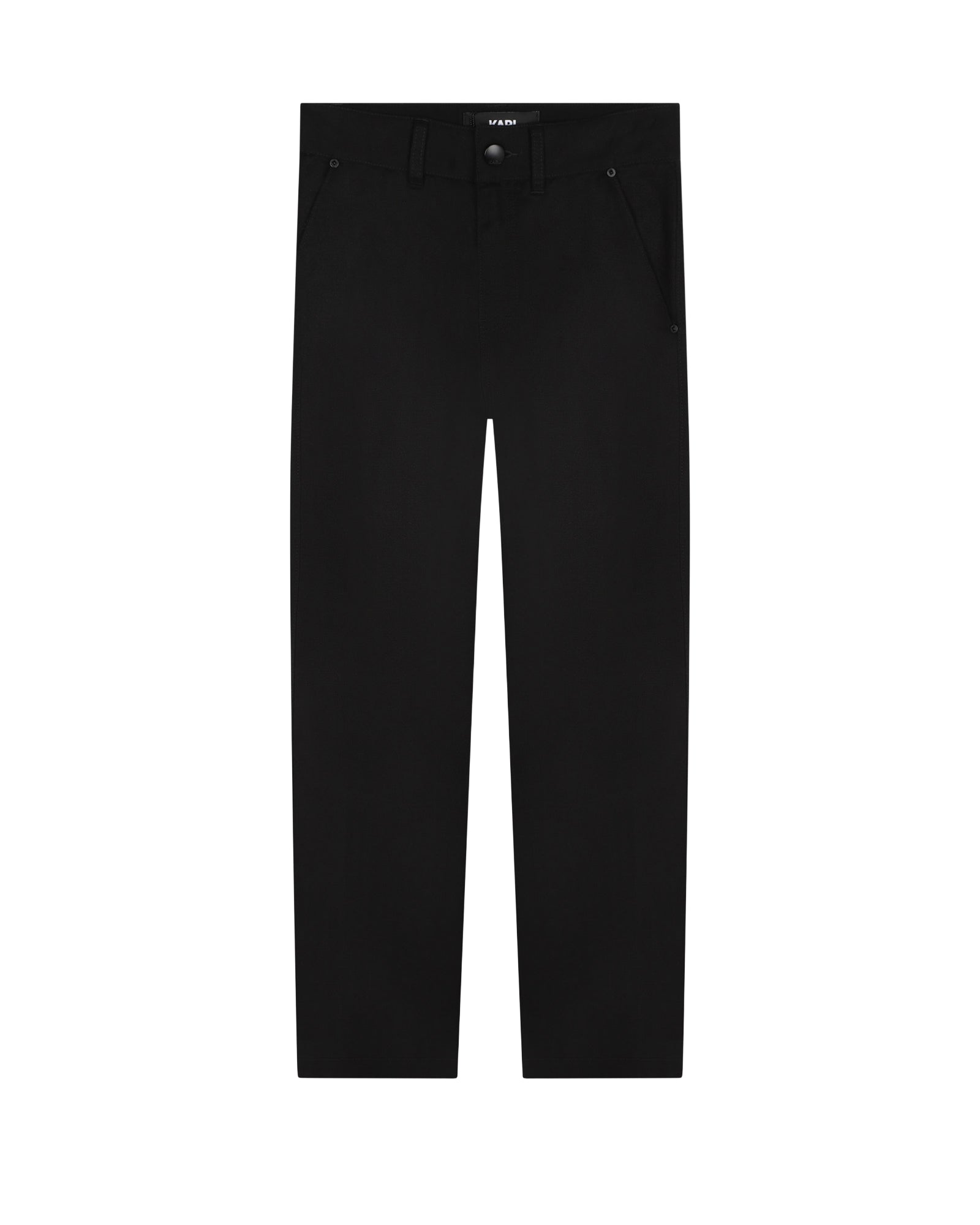 Twill chino trousers - Black
